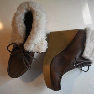 Forever 21 wedged boots